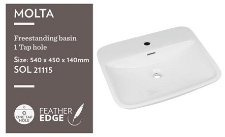 MOLTA FREESTANDING BASIN
